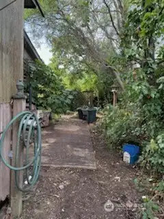 Partially Fenced Backyard