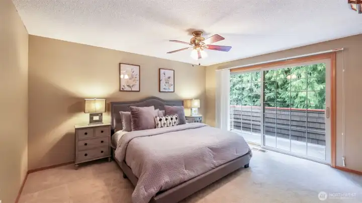 Retreat to a generously sized primary suite offering plenty of room to unwind.