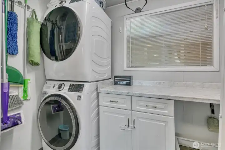 Dedicated laundry and utility room