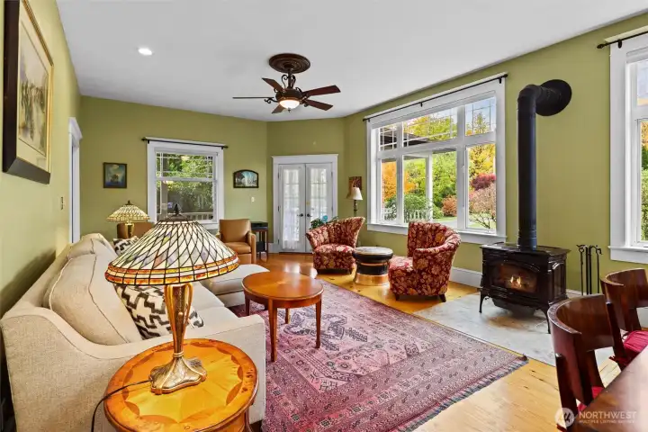 Front room looking toward back of home.