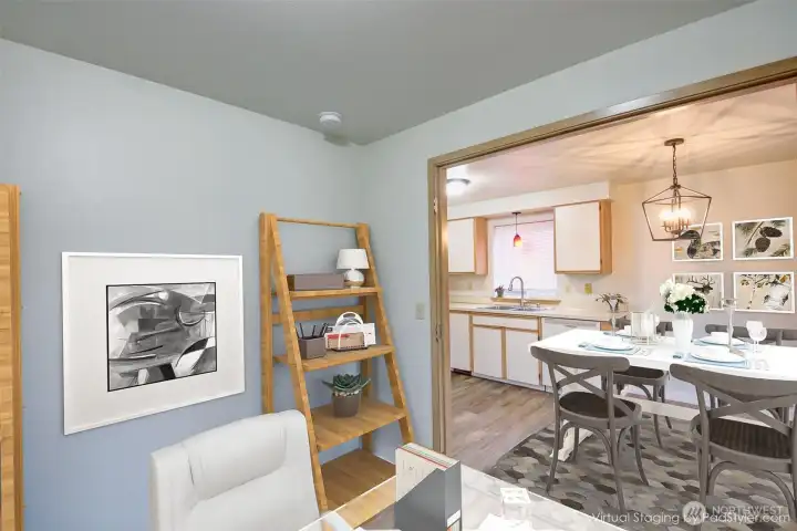 Third bdrm virtually staged