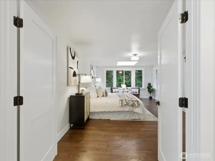 French doors leading to grand Primary Suite