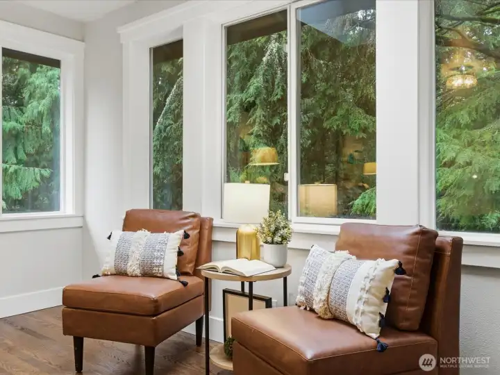 Sitting area in Primary suite.