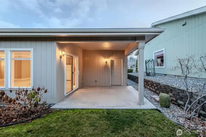 Covered Rear Patio