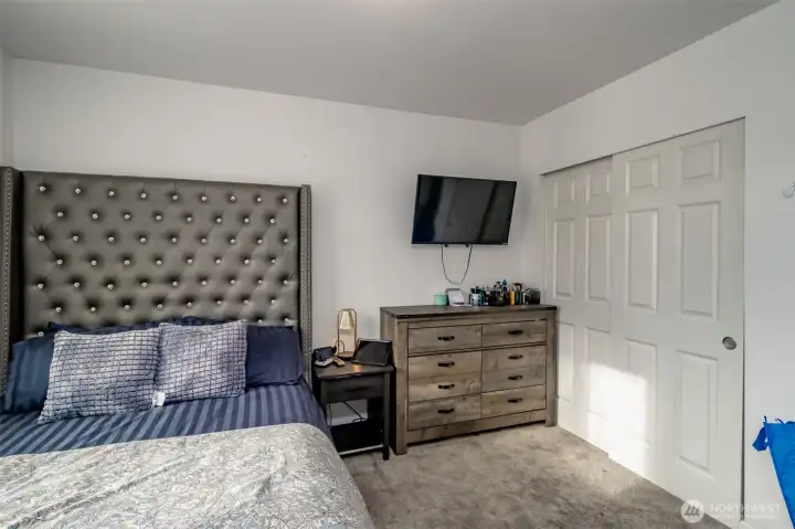 Bedroom to the left