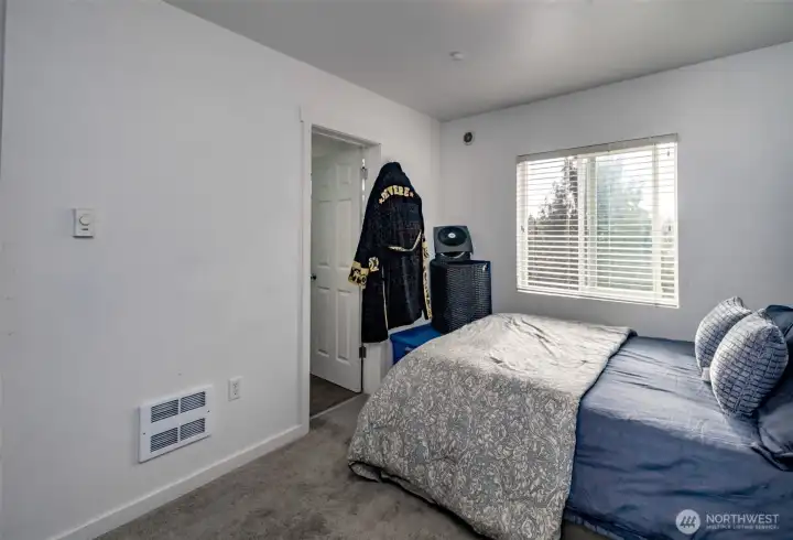 Bedroom to the left