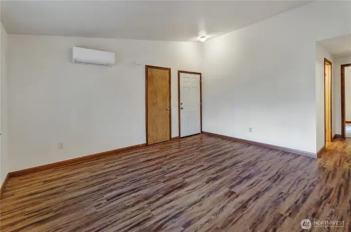 Each unit is equipped with mini-split heatpumps for year-round comfort