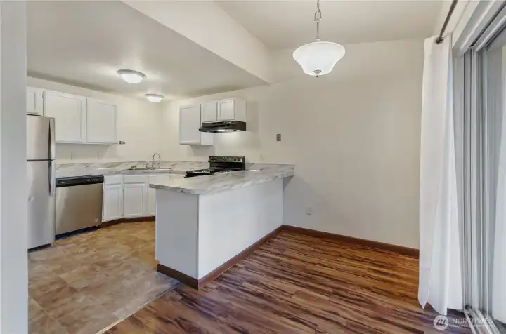 Updated light fixtures throughout