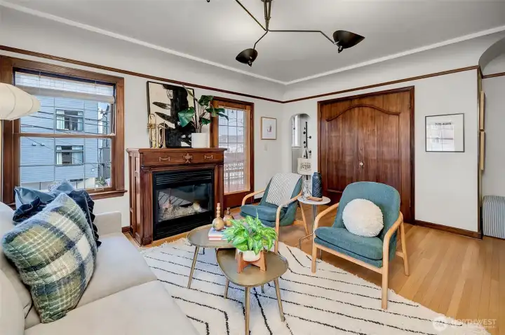 Original hardwood floors.