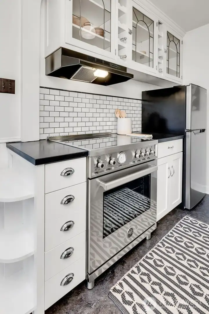 Beautifully updated cabinetry.