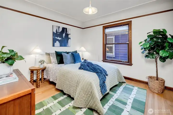 Picture rail for your art collection.