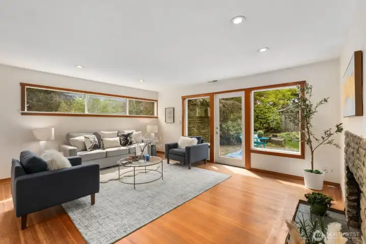 Beautiful original fir floors throughout