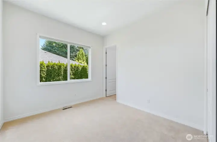 Second bedroom has a private full bathroom.