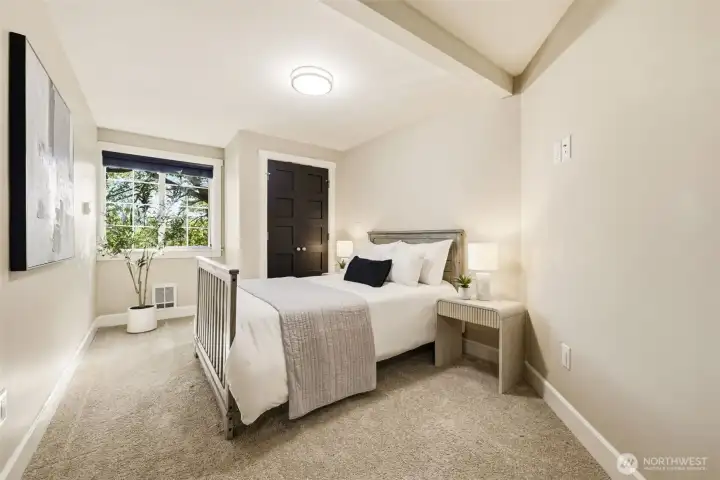 The second bedroom downstairs