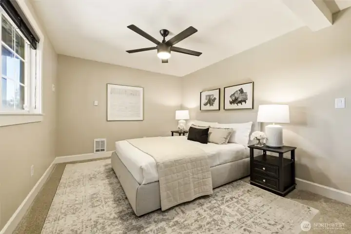 The third bedroom downstairs