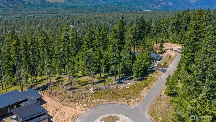 Aerial view of site Aerial view of site
