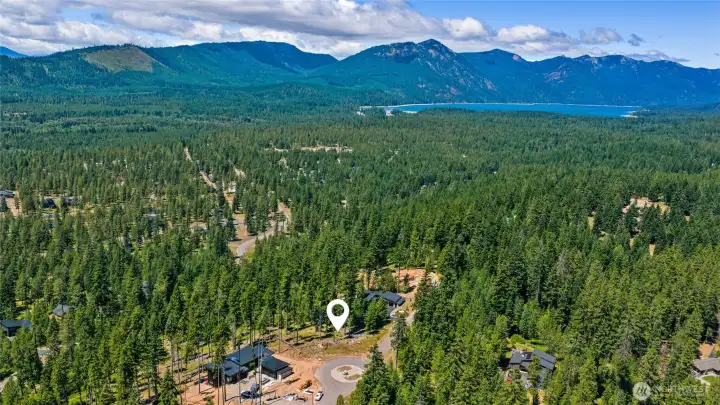 Aerial view of homesite Aerial view of homesite