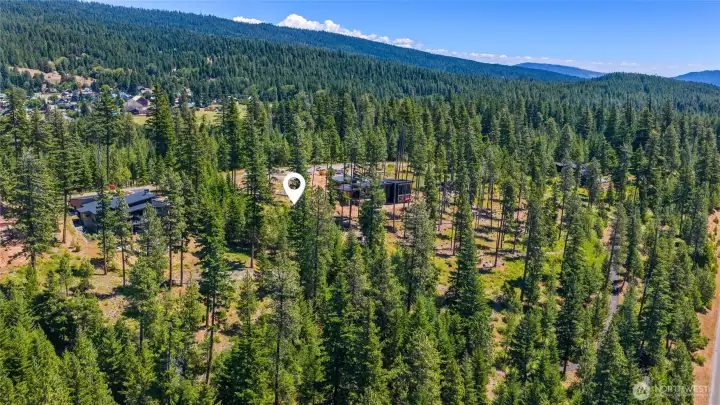 Aerial view of homesite Aerial view of homesite