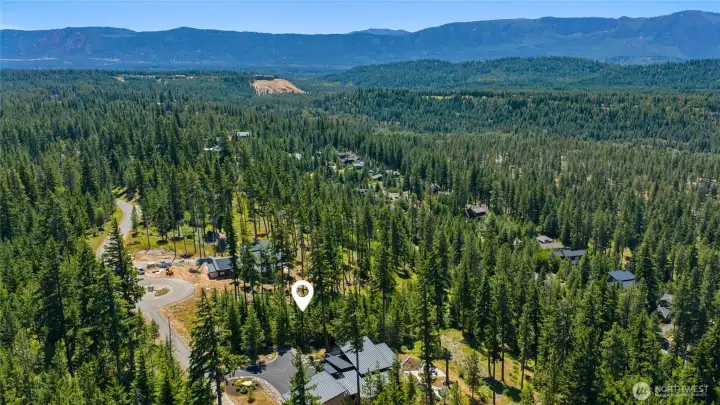 Aerial view of homesite Aerial view of homesite