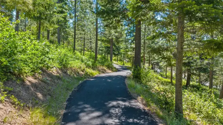 Nearby paved walking trail to start exploring Nearby paved walking trail to start exploring
