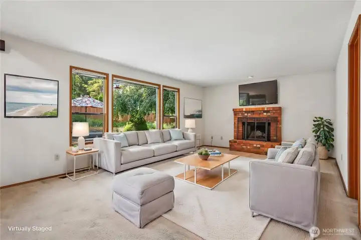 Living Room - Virtually Staged Living Room - Virtually Staged