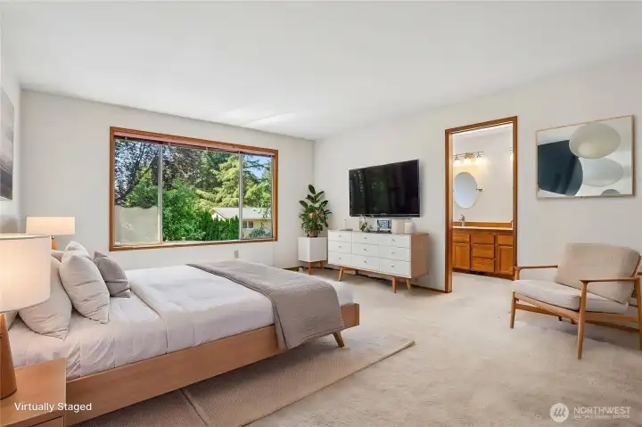 Primary Bedroom - Virtually Staged Primary Bedroom - Virtually Staged