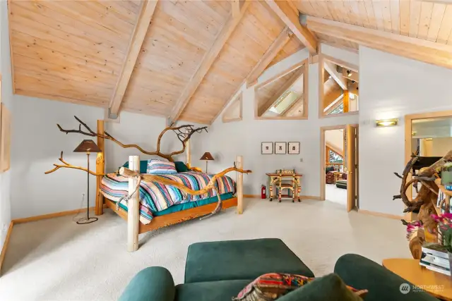 Primary Suite, very deluxe and private.