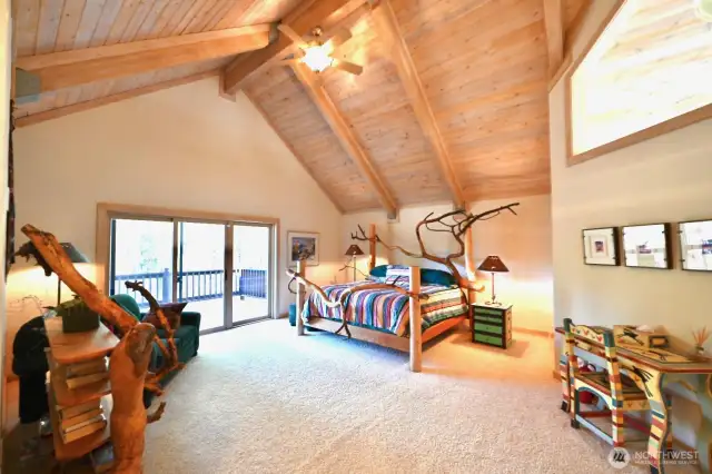 Private deck off primary bedroom.