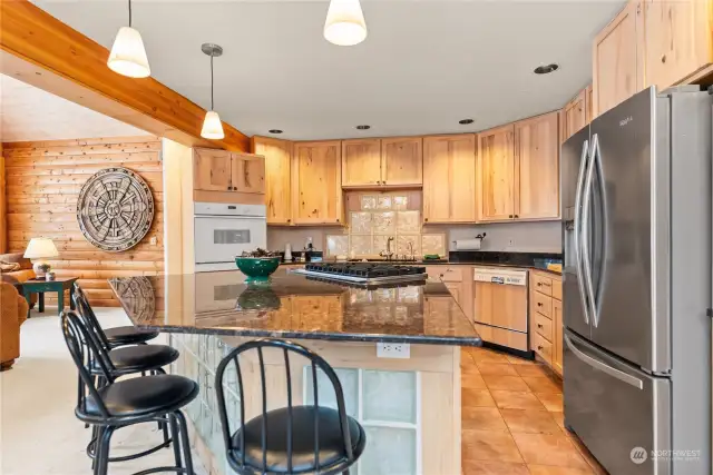 Kitchen island.