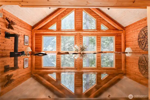Beautiful wood and counters