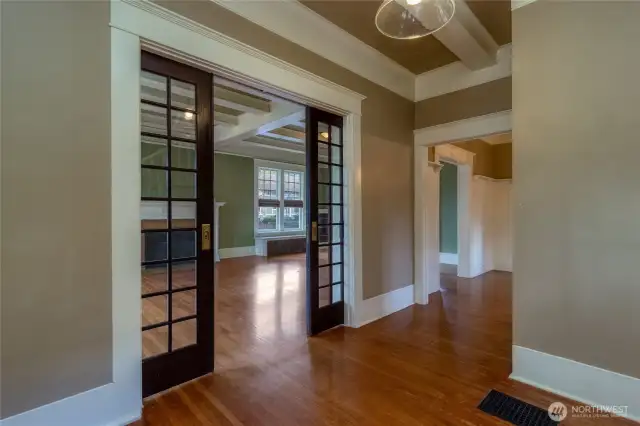 Original French Doors to Living Room