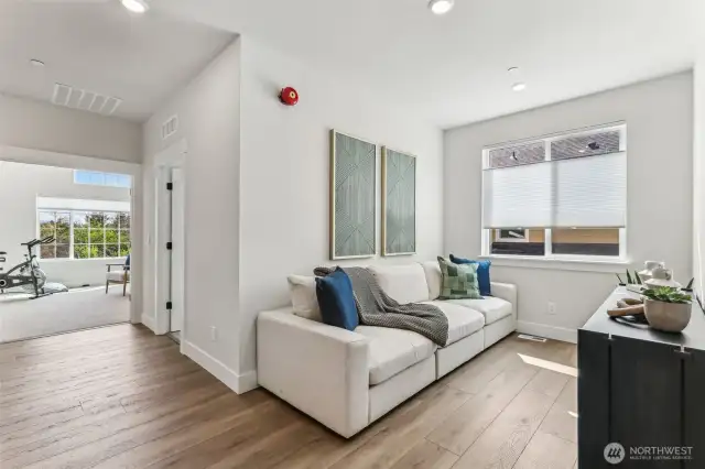 Loft, upper hall to large double door bonus/Bdrm
