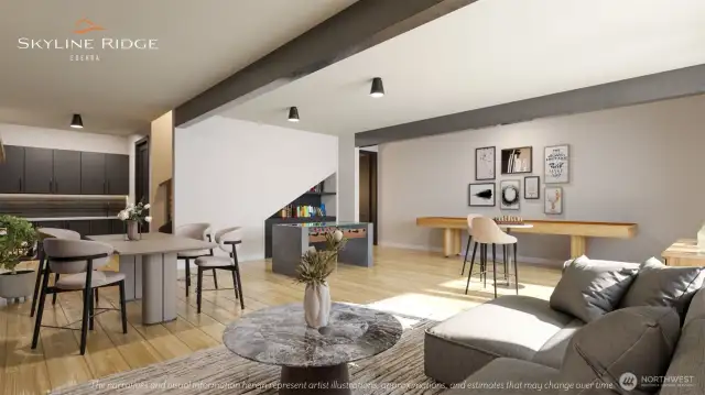 Photos, renderings, and plans may show community features, amenities, or homes with options and upgrades not included in the sale. Actual features may vary. Specifications, dimensions, and elevations may be modified without notice. Square footage and dimensions are estimates and not exact representations of the home’s final size or features.