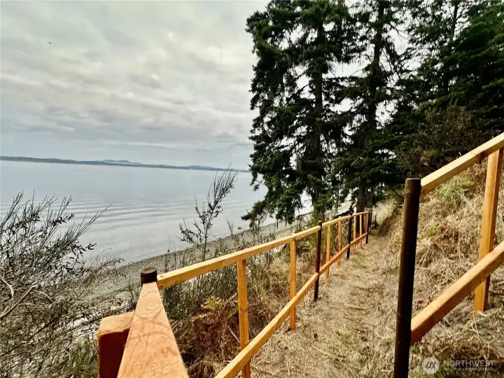 Railing to Beach Access