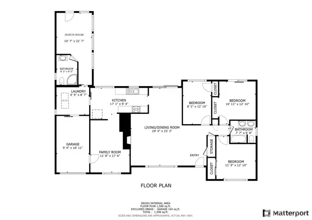 Floor Plan 11258 29th Ave SW, Seattle..