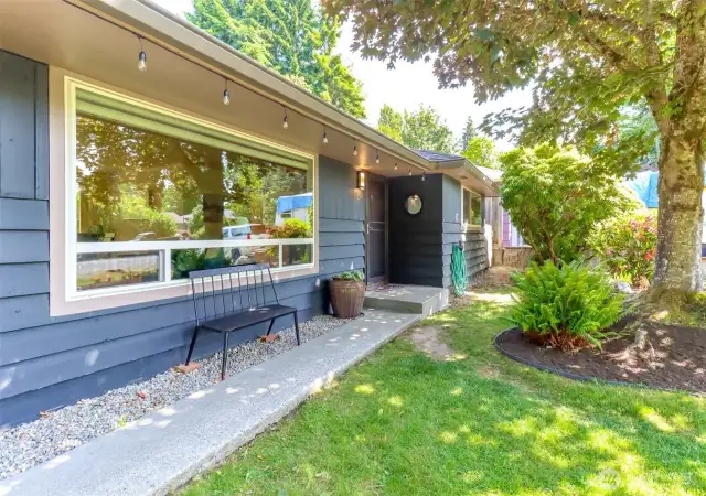 Covered Walkway to the Front Door.