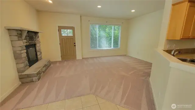 Unit A - Living room