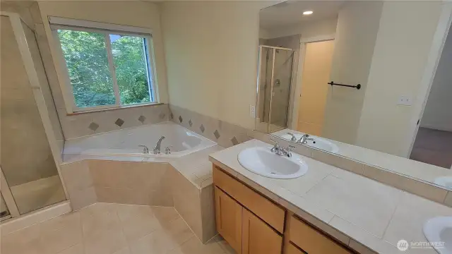 Unit A - Primary bath - 5 piece