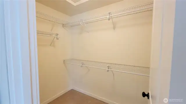 Unit B - Primary walk in closet