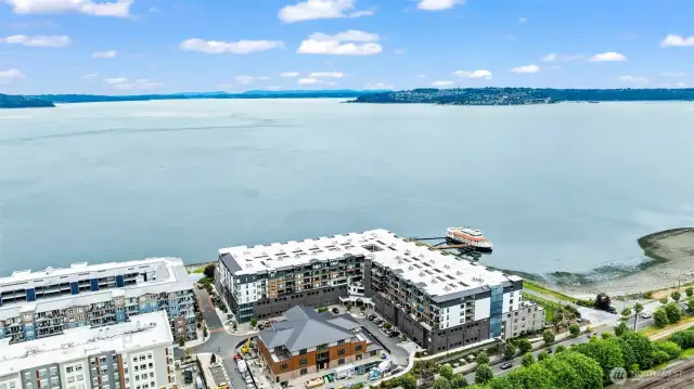 You will love the waterfront lifestyle at Point Ruston. There is entertainment, great restaurants and miles and mile of level walking areas.
