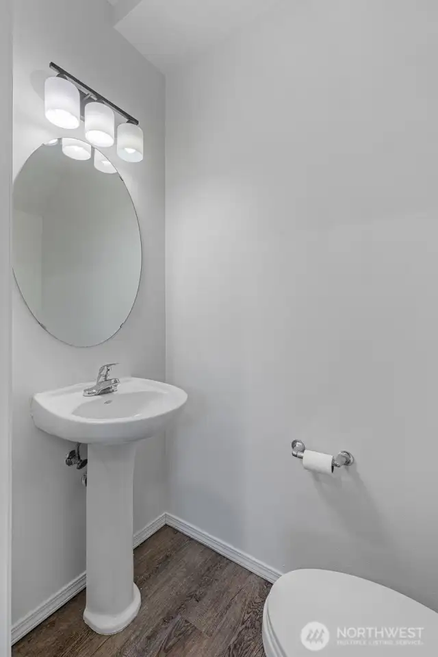 Main floor powder room
