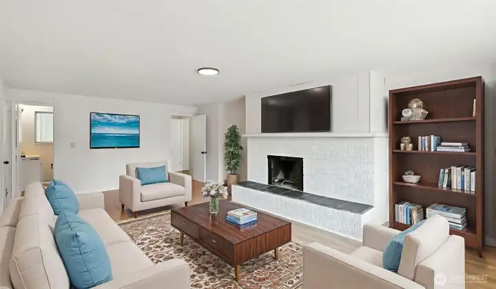 Family Room: Add a closet and use it as ginormous Primary Suite with attached 3/4 BA!!