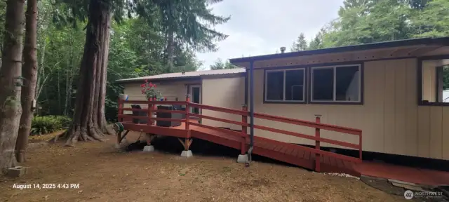 Back of home