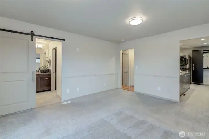 Now.. looking toward the dressing & closet area.