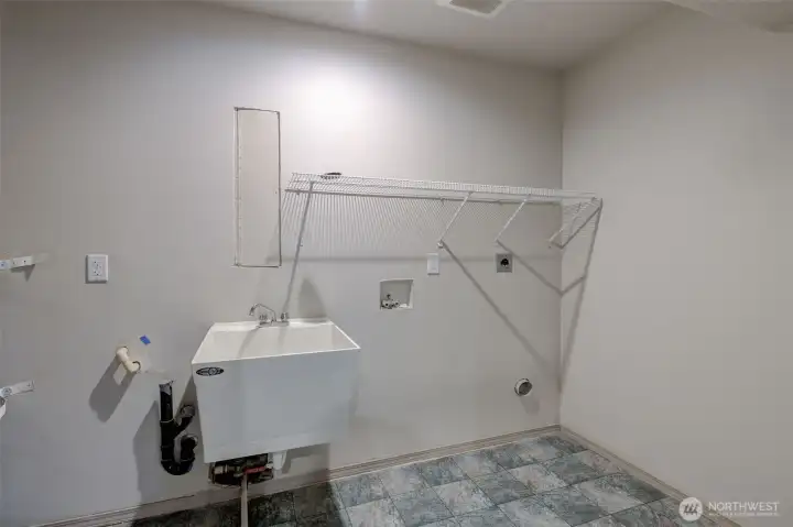 Laundry down as well.