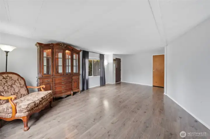 Angle from dining area