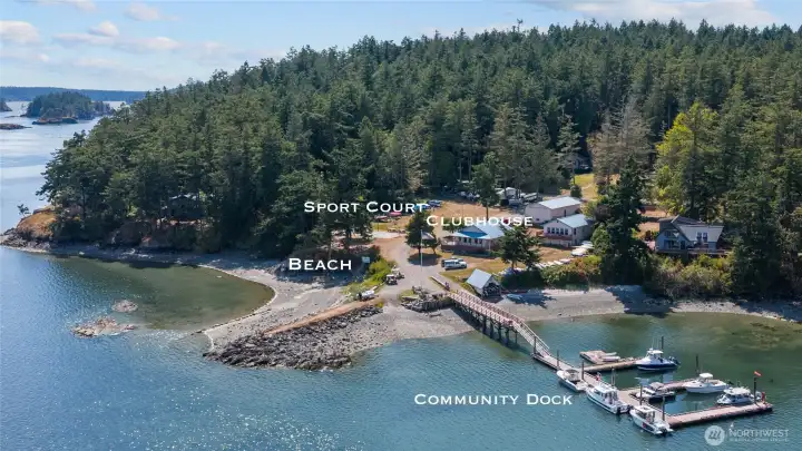 Center Island is a private island, it is only accessible by plane, personal watercraft, or a small foot ferry.