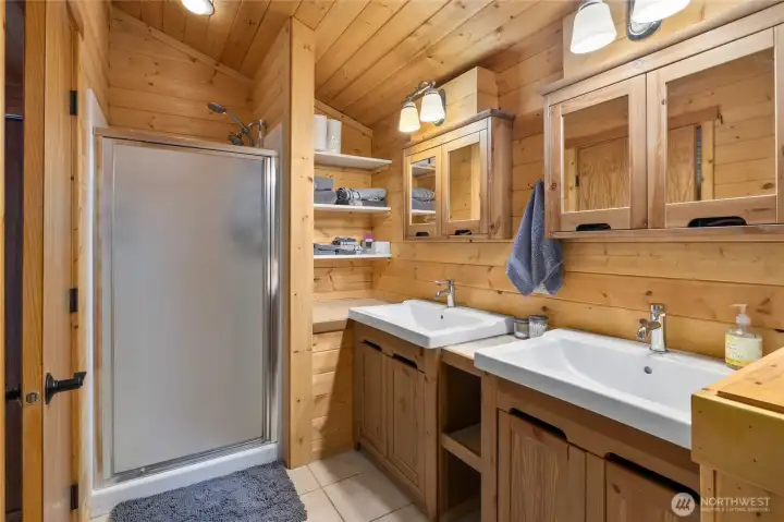 Primary Suite- Double sinks & storage too