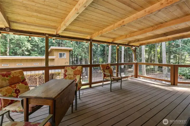 More covered back deck