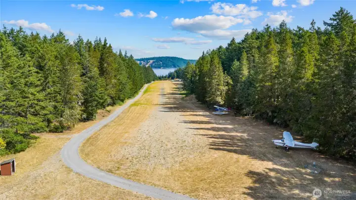 Community Airfield. This is a blast to watch the planes come & go. Some people even live here & fly to work!